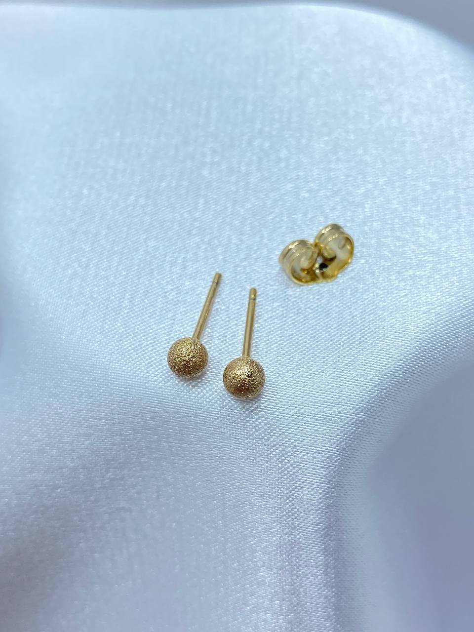 Paauksuoti auskarai (medicininė aukso danga) - Image 2