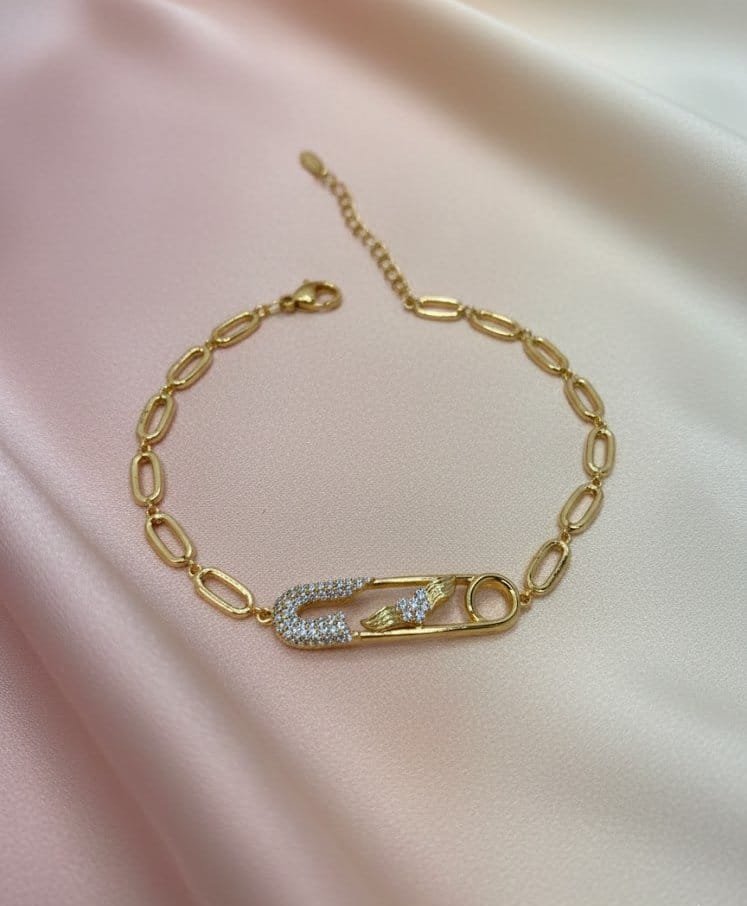 Apyrankė su fianitais (medicininis auksas)