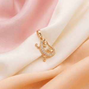 Paauksuotas pakabukas su fianitais